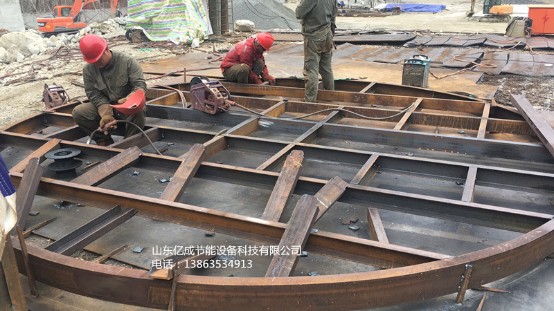 鋼板倉現(xiàn)場施工圖實(shí)拍